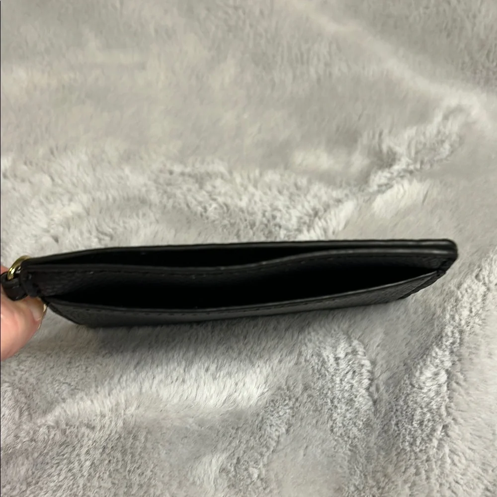 Nanette Lepore Black Card Holder with Gold Accent - Picture 4 of 4